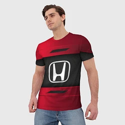 Футболка мужская Honda Sport, цвет: 3D-принт — фото 2