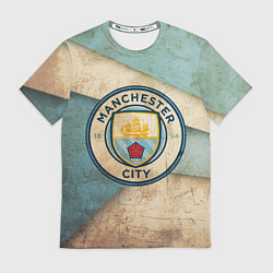 Футболка мужская FC Man City: Old Style, цвет: 3D-принт