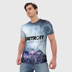Футболка мужская Detroit: Become Human, цвет: 3D-принт — фото 2