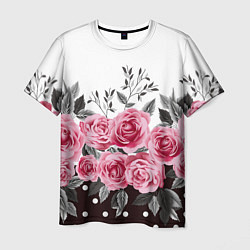 Футболка мужская Roses Trend, цвет: 3D-принт