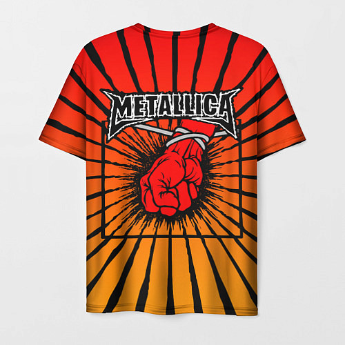 Мужская футболка Metallica Fist / 3D-принт – фото 2
