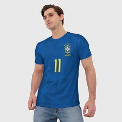 Футболка мужская Coutinho Away WC 2018, цвет: 3D-принт — фото 2