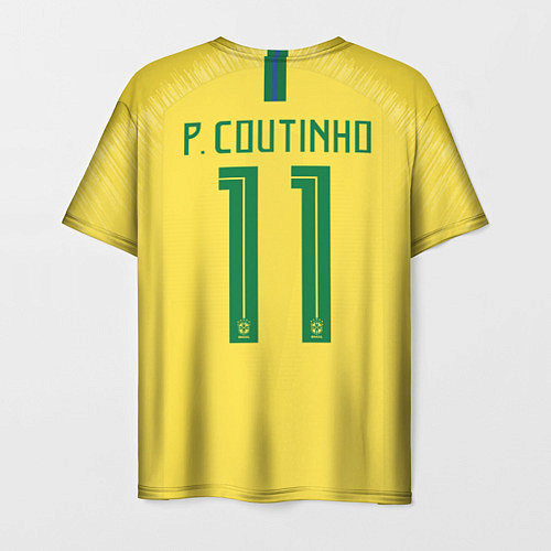 Мужская футболка Coutinho Home WC 2018 / 3D-принт – фото 2