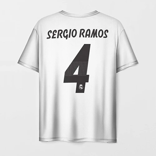 Мужская футболка FC Real Madrid: Ramos Home 18-19 / 3D-принт – фото 2