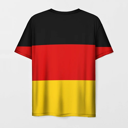 Мужская футболка Немецкий футбол / 3D-принт – фото 2