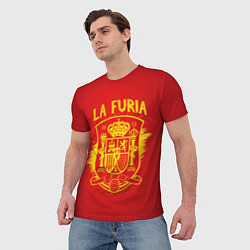 Футболка мужская La Furia, цвет: 3D-принт — фото 2