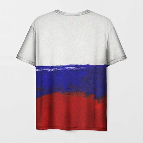 Мужская футболка Полиция: Российский флаг / 3D-принт – фото 2