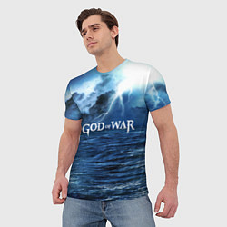 Футболка мужская God of War: Sea ​​rage, цвет: 3D-принт — фото 2