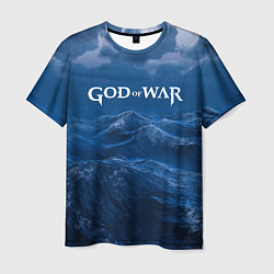 Футболка мужская God of War: Rage of the waves, цвет: 3D-принт