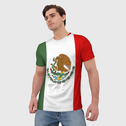 Футболка мужская Мексиканский герб, цвет: 3D-принт — фото 2