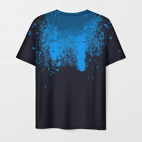 Мужская футболка Android Blood: Blue / 3D-принт – фото 2
