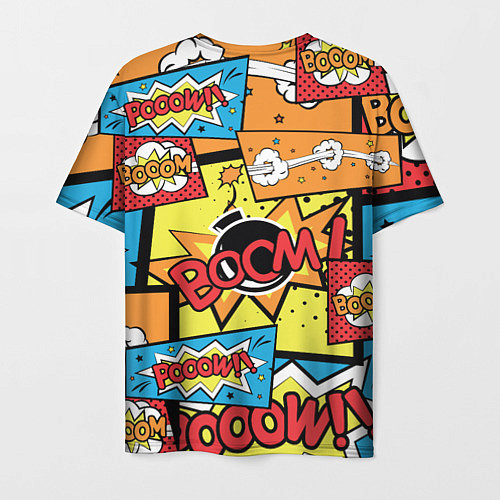 Мужская футболка Boom Pop Art / 3D-принт – фото 2