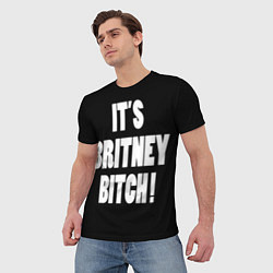 Футболка мужская It's Britney Bitch, цвет: 3D-принт — фото 2