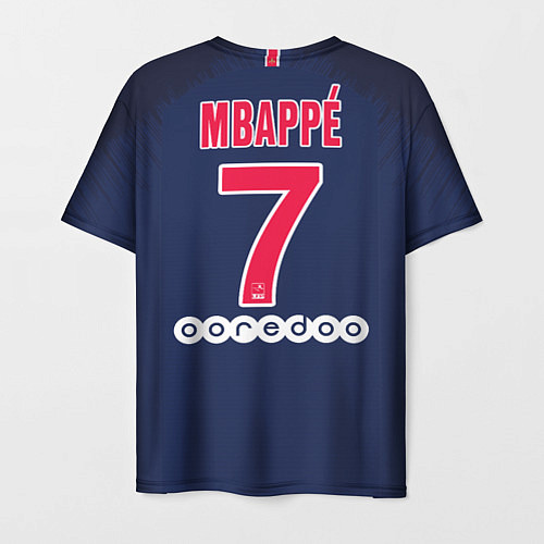 Мужская футболка Mbappe home 18-19 / 3D-принт – фото 2