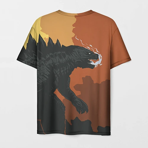 Мужская футболка Godzilla: Monster Smoke / 3D-принт – фото 2
