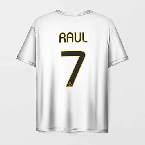 Мужская футболка FC Real Madrid: Raul Retro / 3D-принт – фото 2