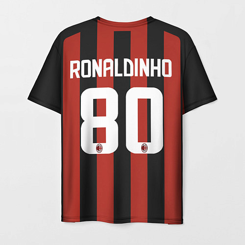 Мужская футболка AC Milan: Ronaldo Retro / 3D-принт – фото 2