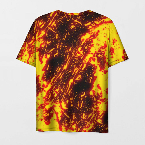 Мужская футболка Cyberpunk 2077: FIRE SAMURAI / 3D-принт – фото 2