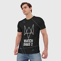 Футболка мужская Watch Dogs 2: Tech Geometry, цвет: 3D-принт — фото 2