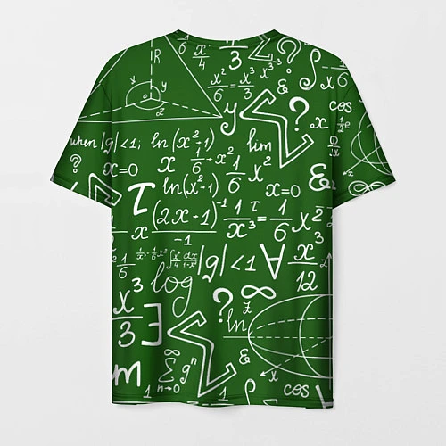 Мужская футболка E=mc2: Green Style / 3D-принт – фото 2
