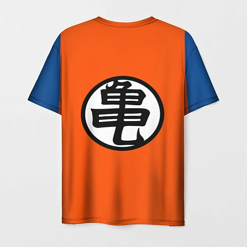 Мужская футболка DBZ: Kame Senin Kanji Emblem / 3D-принт – фото 2