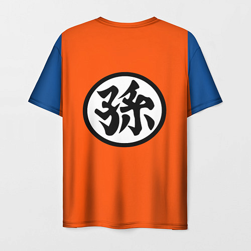 Мужская футболка DBZ: Goku Kanji Emblem / 3D-принт – фото 2