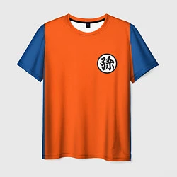 Футболка мужская DBZ: Goku Kanji Emblem, цвет: 3D-принт