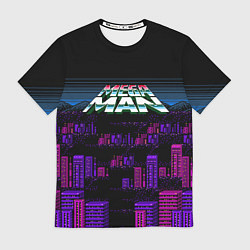 Мужская футболка Megaman city