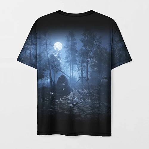 Мужская футболка Metro Exodus: Dark Moon / 3D-принт – фото 2