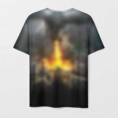 Мужская футболка TES: Dragon Flame / 3D-принт – фото 2