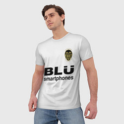 Футболка мужская FC Valencia: Home 2018, цвет: 3D-принт — фото 2