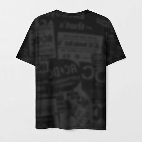 Мужская футболка AC/DC: Black Rock / 3D-принт – фото 2