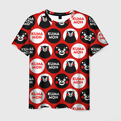 Мужская футболка Kumamon Pattern