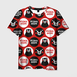 Футболка мужская Kumamon Pattern, цвет: 3D-принт