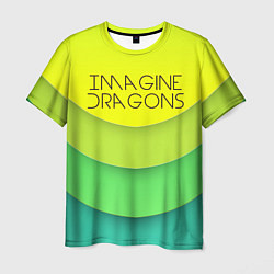 Футболка мужская Imagine Dragons: Lime Colour, цвет: 3D-принт