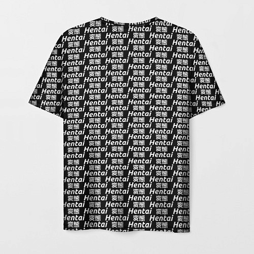 Мужская футболка Hentai Pattern / 3D-принт – фото 2