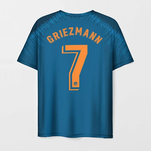 Мужская футболка Griezmann alternative 18-19 / 3D-принт – фото 2