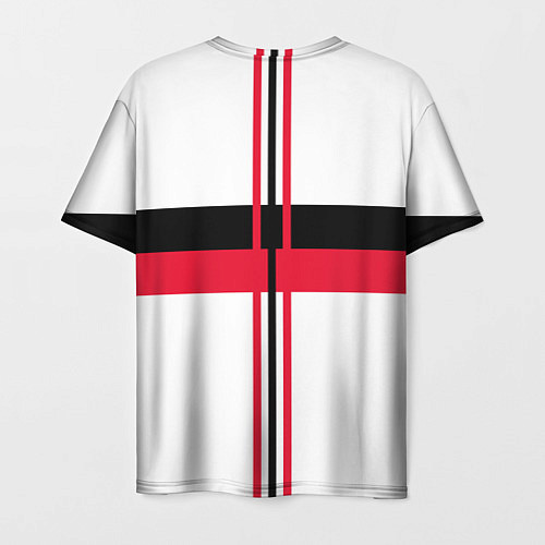 Мужская футболка AC Milan: White Form / 3D-принт – фото 2