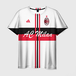 Футболка мужская AC Milan: White Form, цвет: 3D-принт