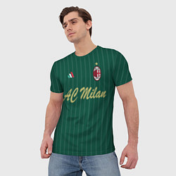 Футболка мужская AC Milan: Green Form, цвет: 3D-принт — фото 2