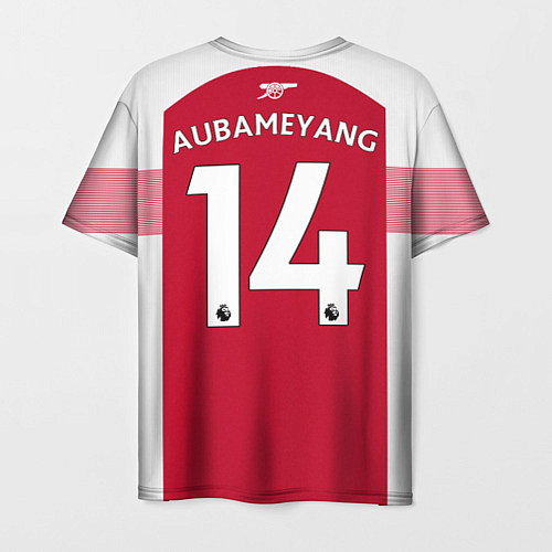Мужская футболка Aubameyang home 18-19 / 3D-принт – фото 2