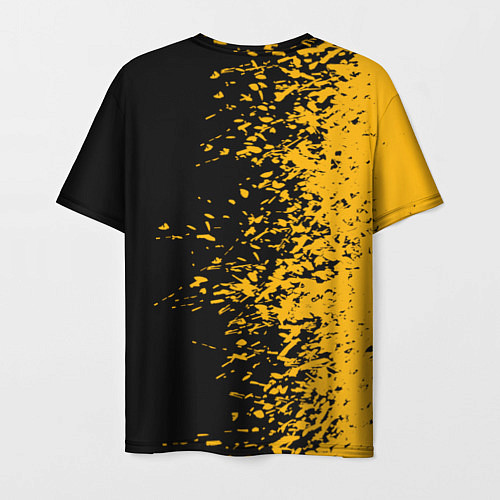 Мужская футболка PUBG: Yellow vs Black / 3D-принт – фото 2