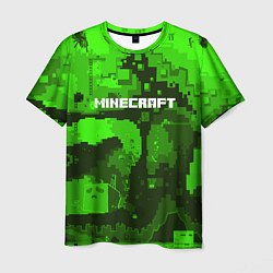 Футболка мужская Minecraft: Green World, цвет: 3D-принт