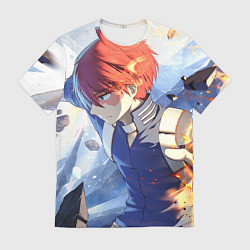 Футболка мужская Моя геройская академия Шото, цвет: 3D-принт