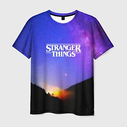 Футболка мужская Stranger Things: Space Rising, цвет: 3D-принт
