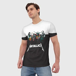 Футболка мужская Metallica, цвет: 3D-принт — фото 2