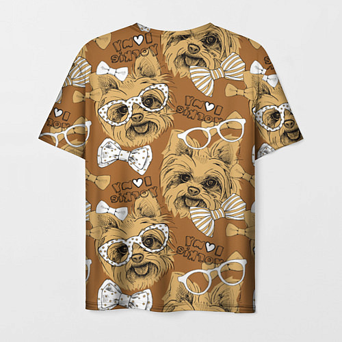 Мужская футболка I love my Yorkie / 3D-принт – фото 2