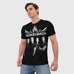 Футболка мужская Nickelback Band, цвет: 3D-принт — фото 2
