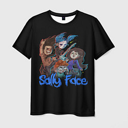 Мужская футболка Sally Face: Rock Band