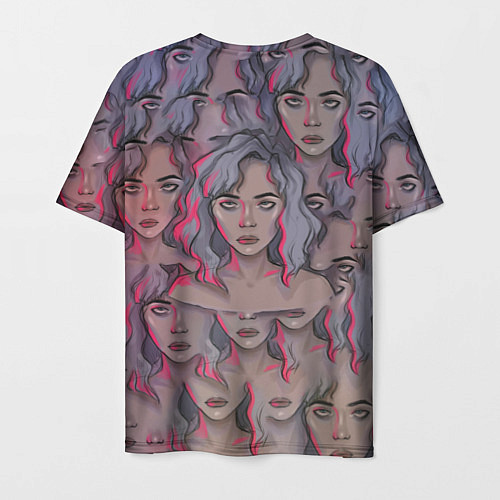 Мужская футболка Billie Eilish / 3D-принт – фото 2